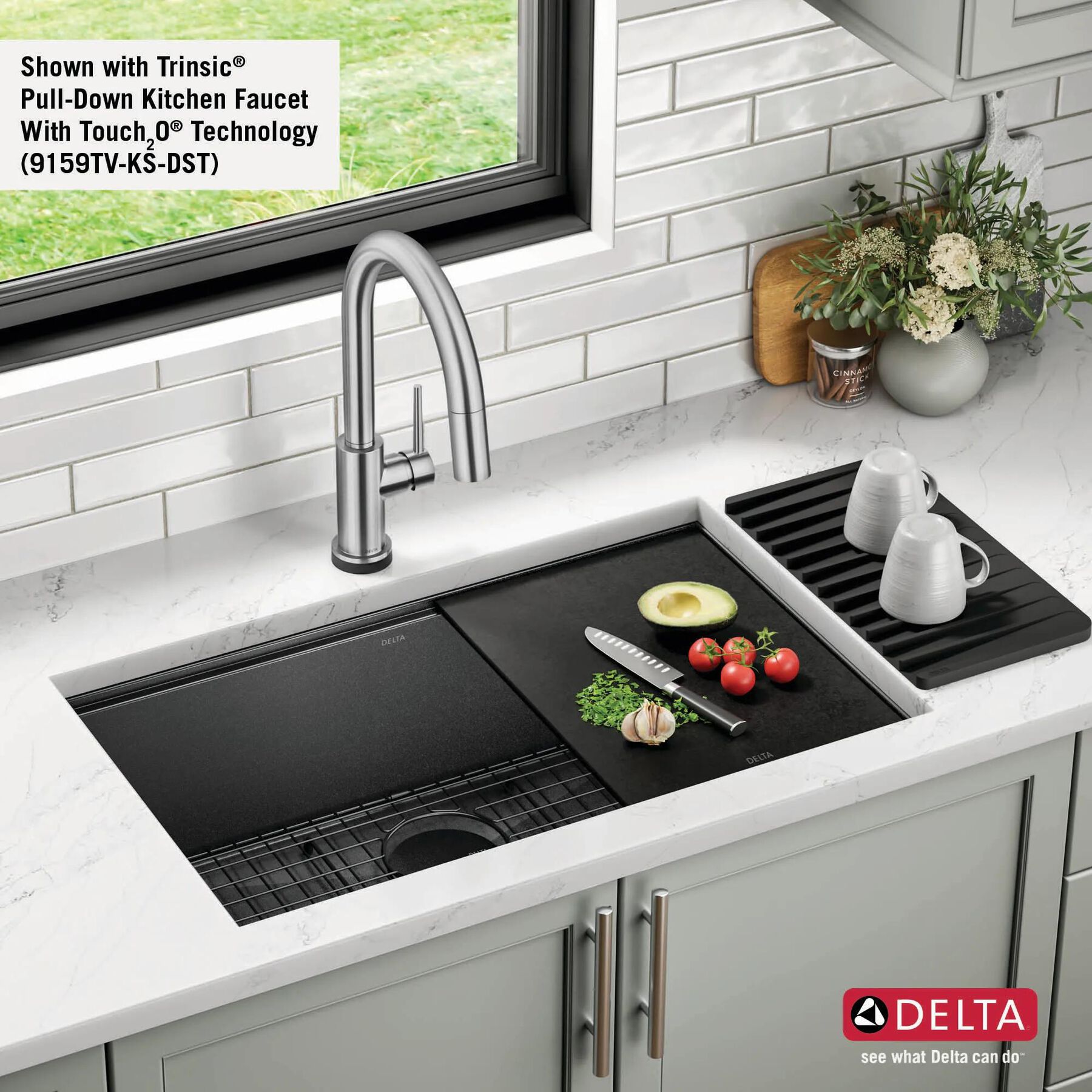 30&rdquo; Undermount 16 Gauge Workstation Kitchen Sink Single Bowl with WorkFlow&trade; Ledge and Accessories
